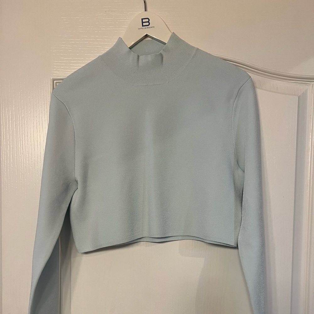 LAPOINTE knit cropped top